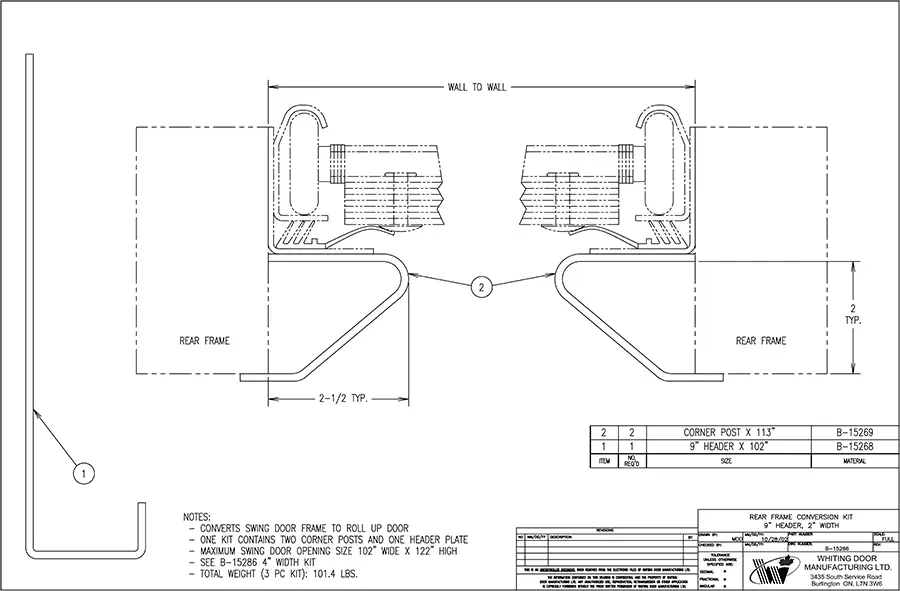 Image of Discover The Differences Between Swing Doors & Roll-Up Doors trailer door solutions kit