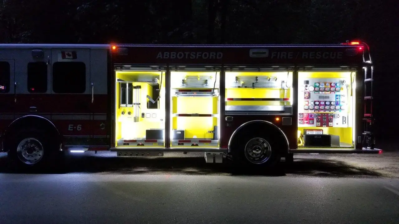 Image of Luma Bar® Shines Light on Abbotsford Fire Department Truck Luma Bar Shines Light On Abbotsford Fire Department